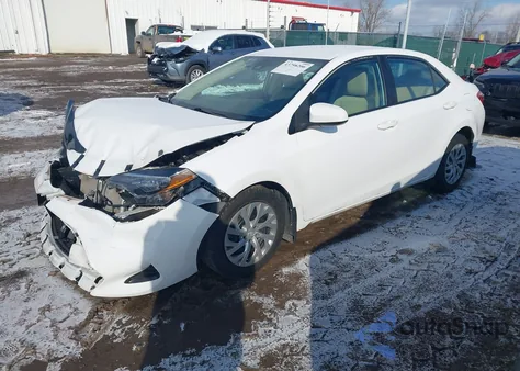 2019 Toyota Corolla Le from USA, damaged, VIN 2T1BURHE0KC170627
